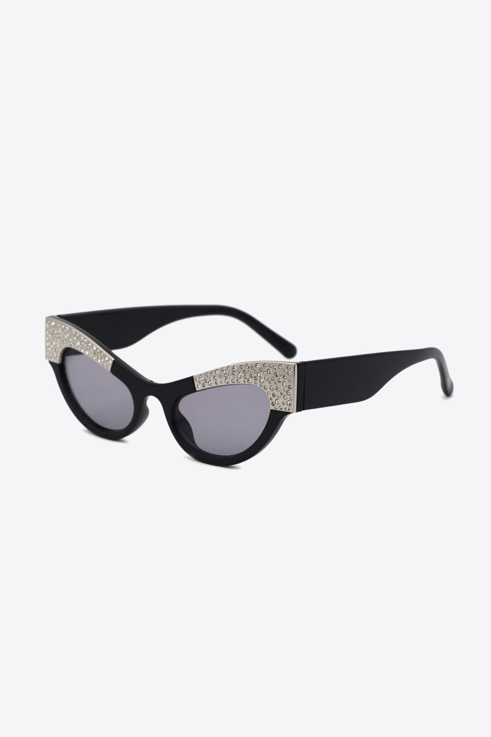 Honeybee Mumford's UV400 Rhinestone Trim Cat-Eye Sunglasses