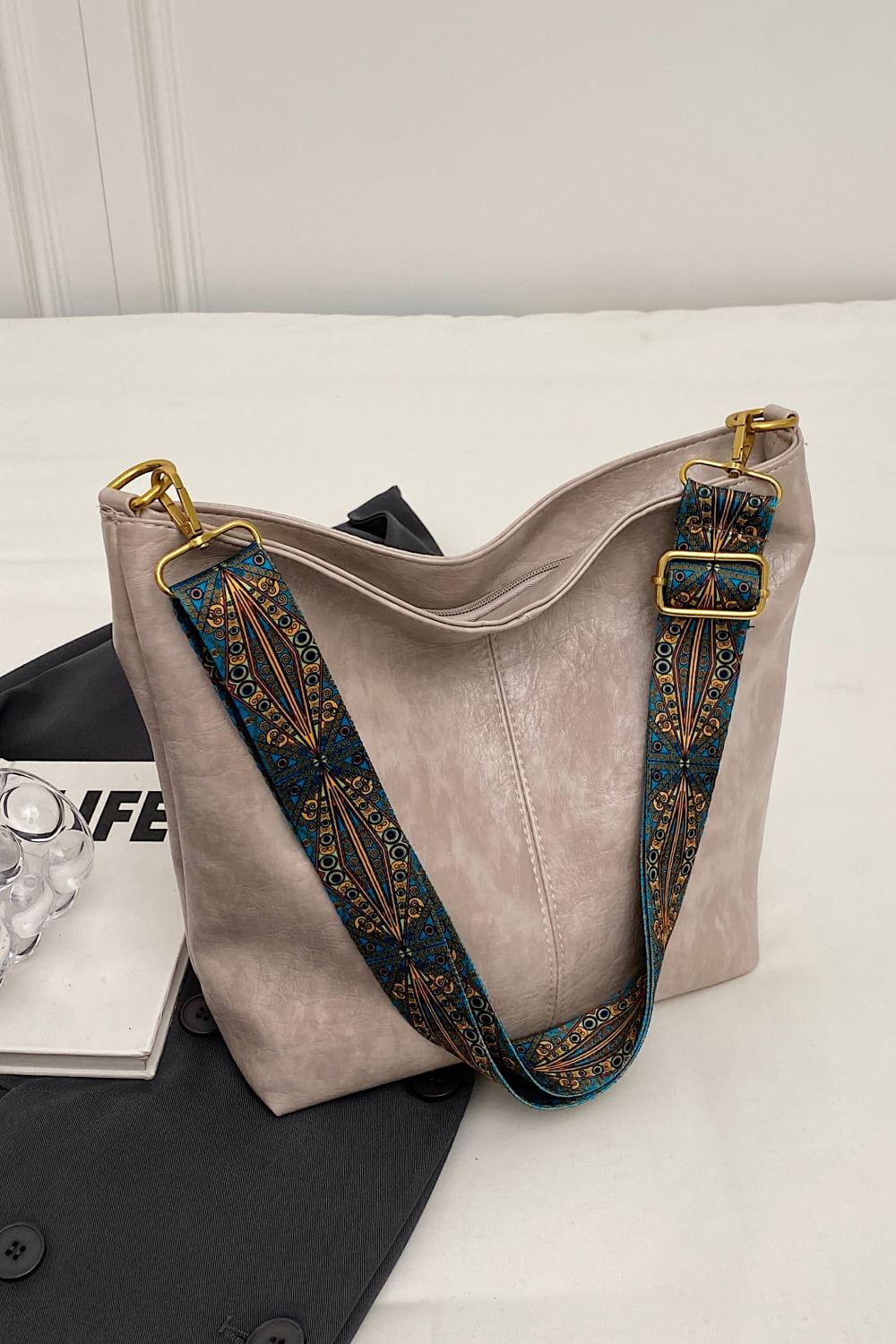 Honeybee Mumford's Leather Shoulder Bag