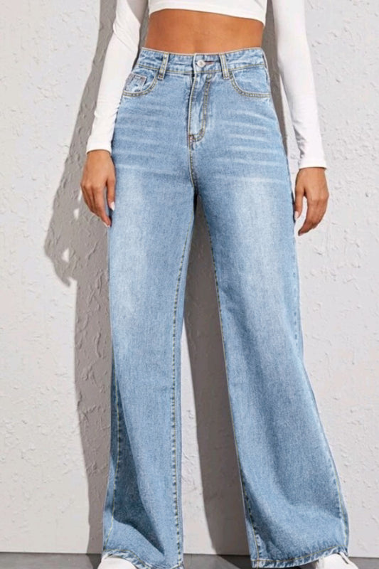 Honeybee Mumford's High Waist Wide Leg Jeans