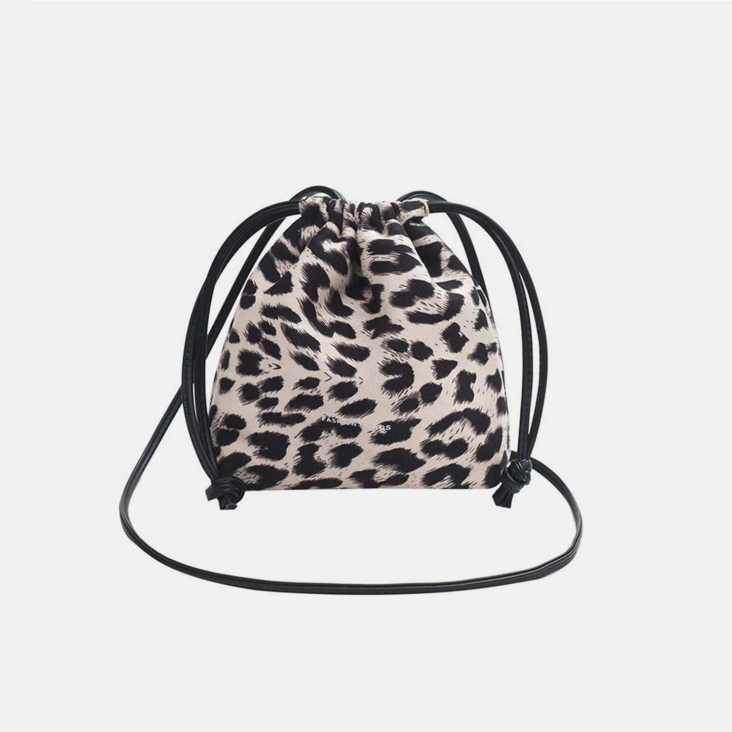 Honeybee Mumford's Drawstring Leopard Crossbody Bag