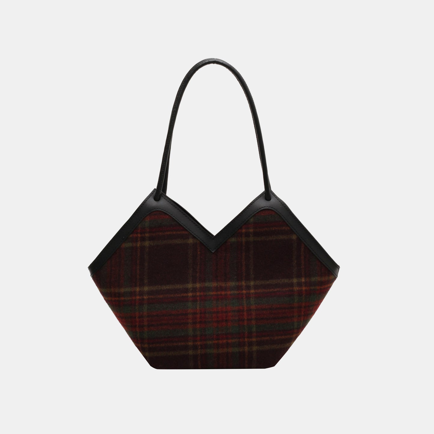 Honeybee Mumford's Plaid Print Tote Bag