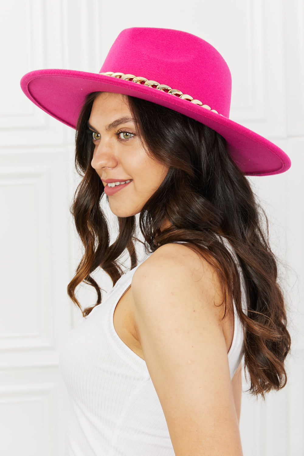 Honeybee Mumford's Keep Your Promise Fedora Hat in Pink