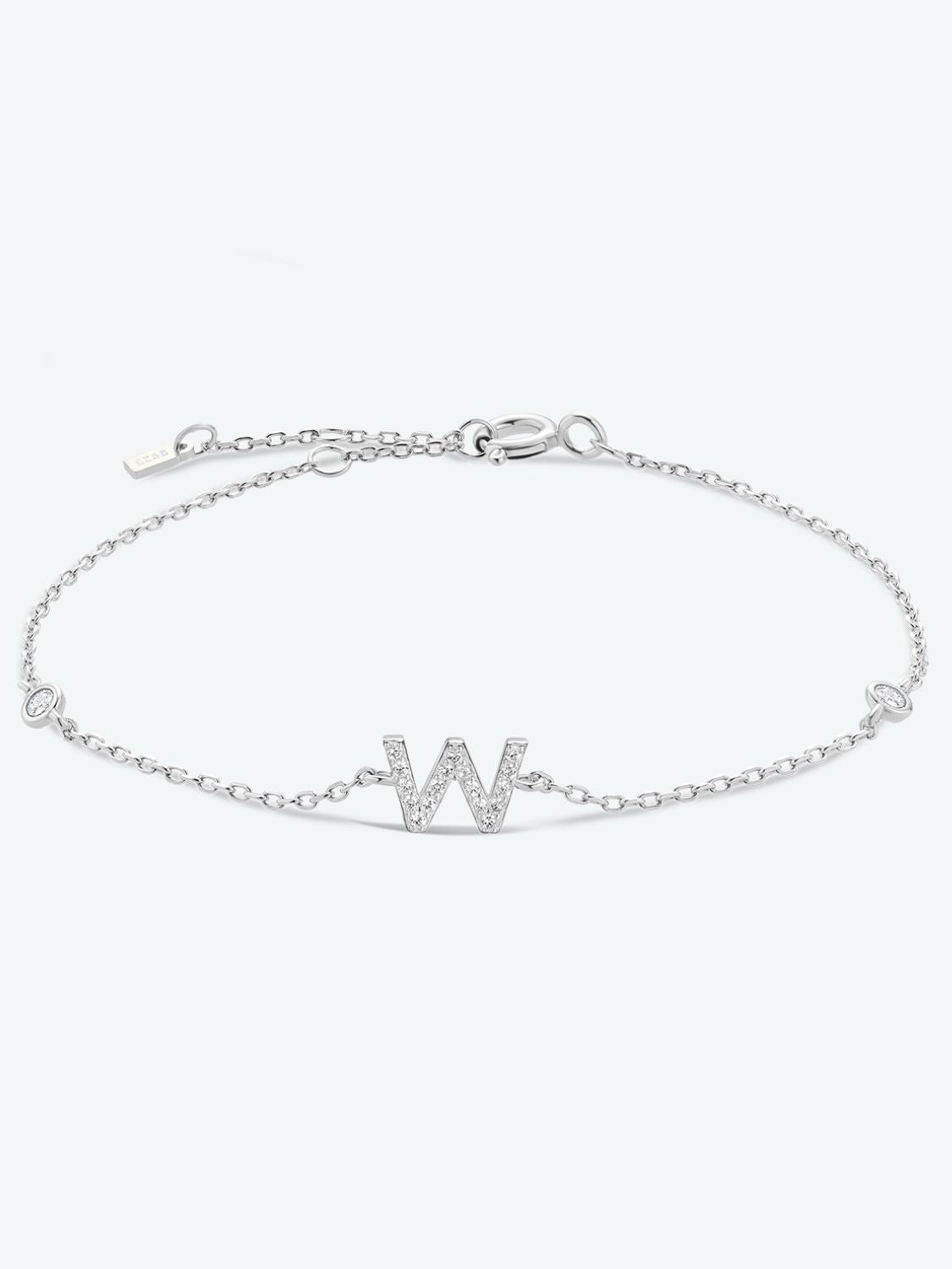 Honeybee Mumford's V To Z Sterling Silver Bracelet