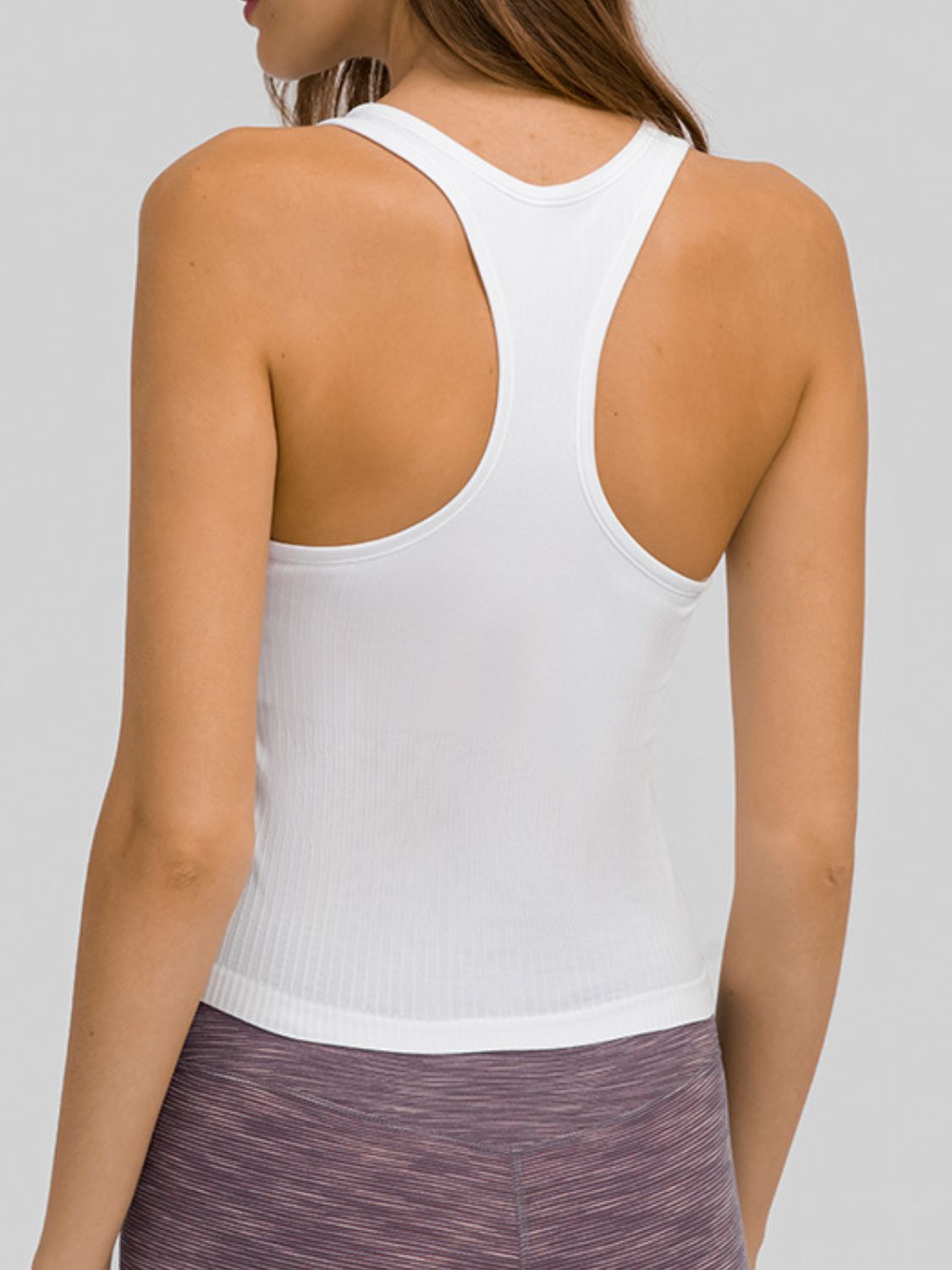 Honeybee Mumford's Round Neck Racerback Active Tank