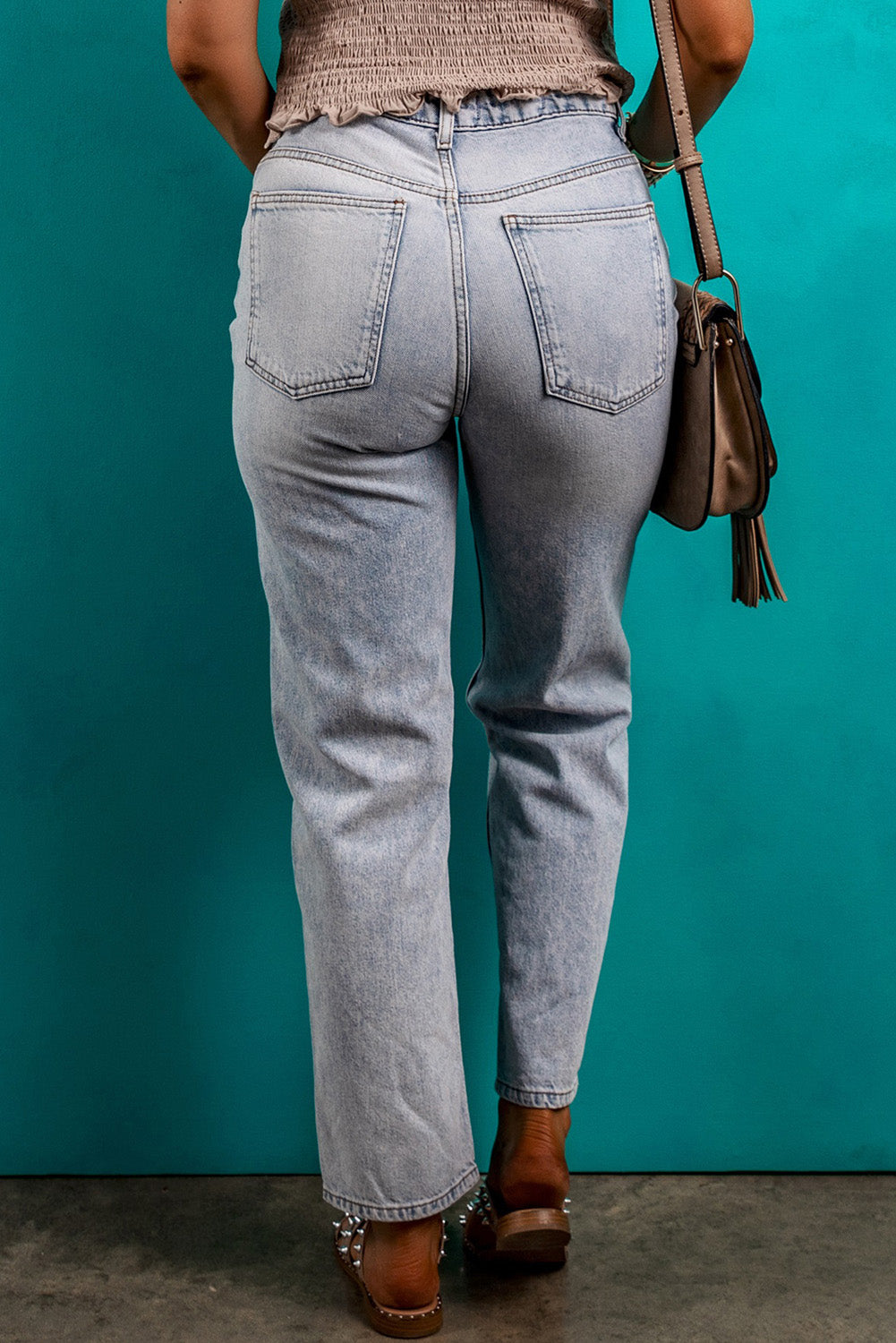 Honeybee Mumford's Pocketed Mid-Rise Waist Jeans