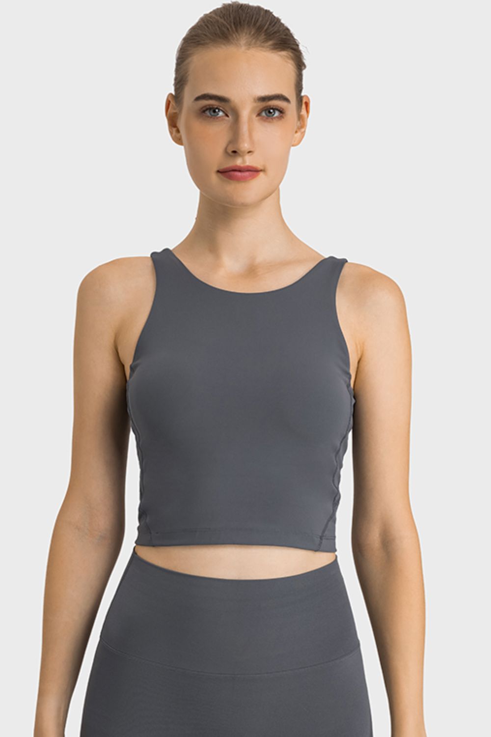 Honeybee Mumford's Feel Like Skin Highly Stretchy Cropped Sports Tank