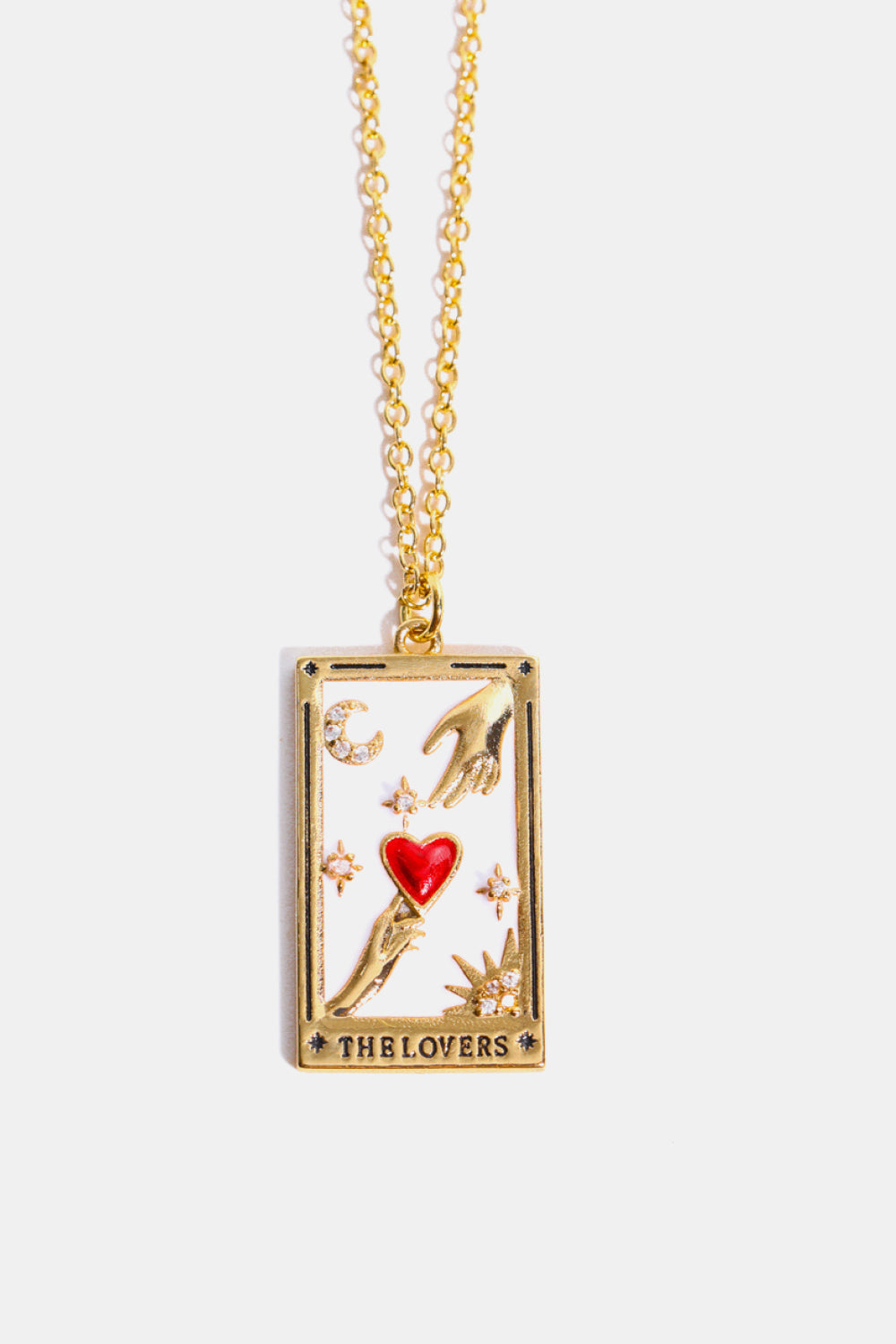 Honeybee Mumford's Tarot Card Pendant Necklace