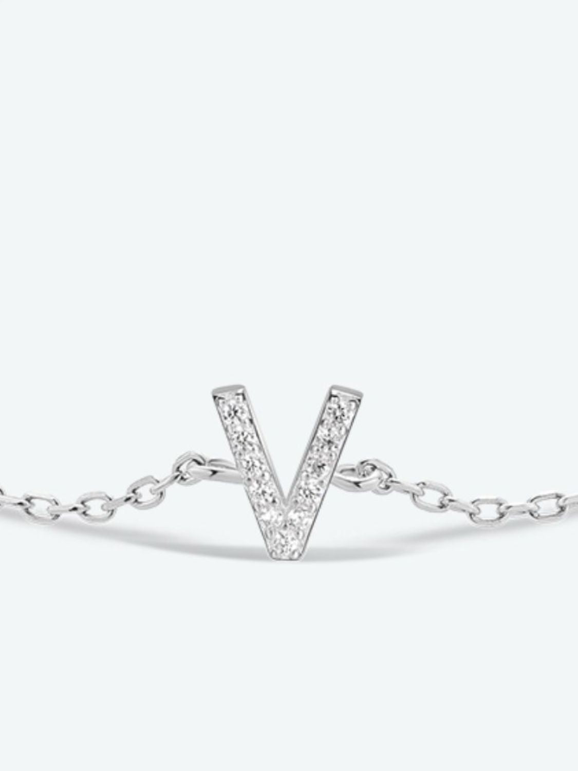 Honeybee Mumford's V To Z Sterling Silver Bracelet