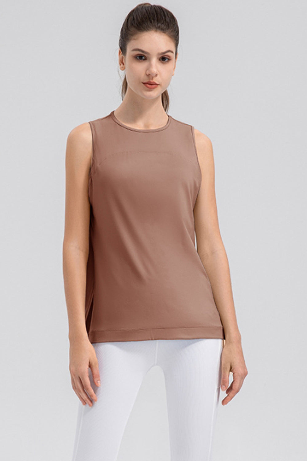 Honeybee Mumford's Slit Round Neck Tank