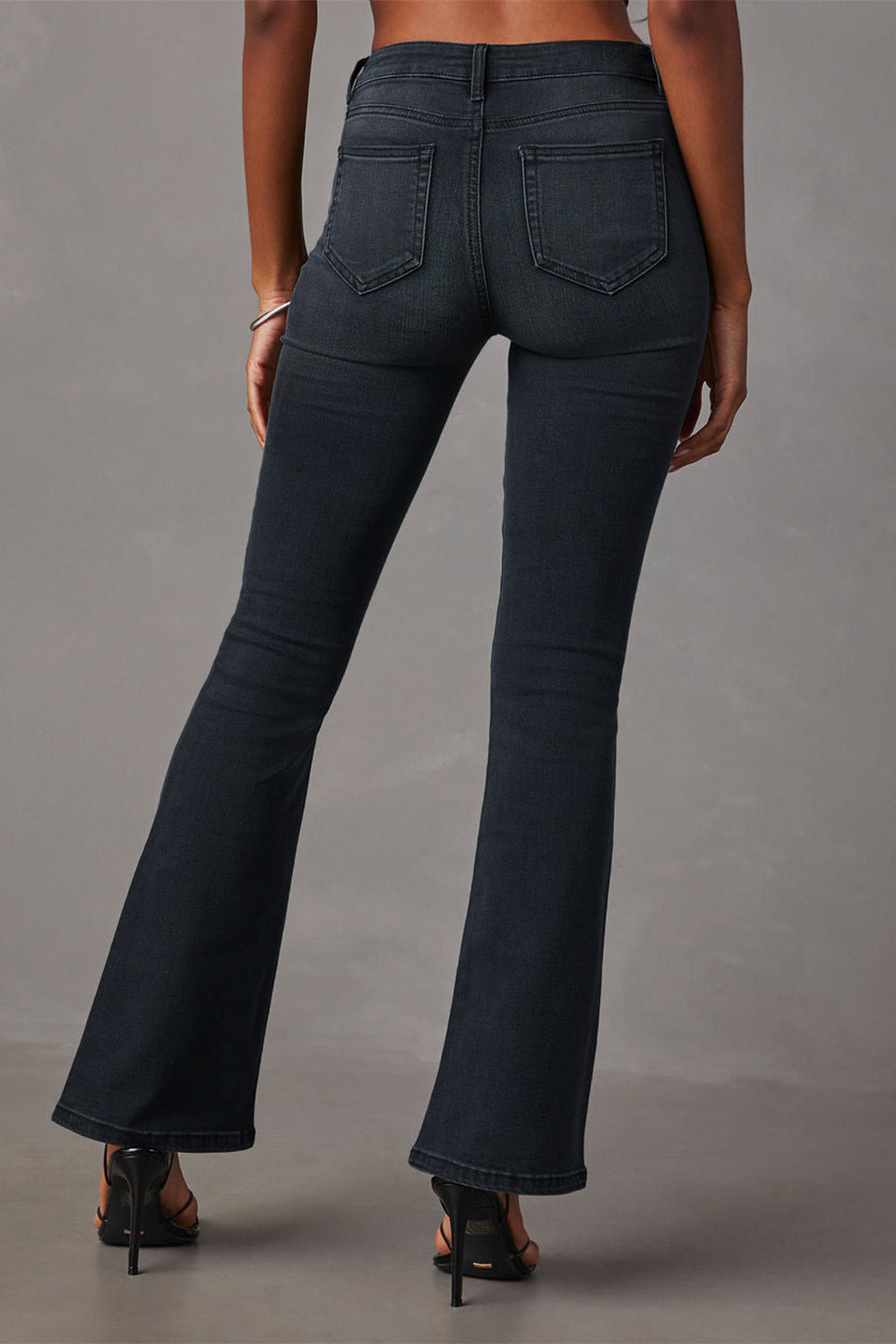 Honeybee Mumford's Buttoned Bootcut Jeans with Pockets