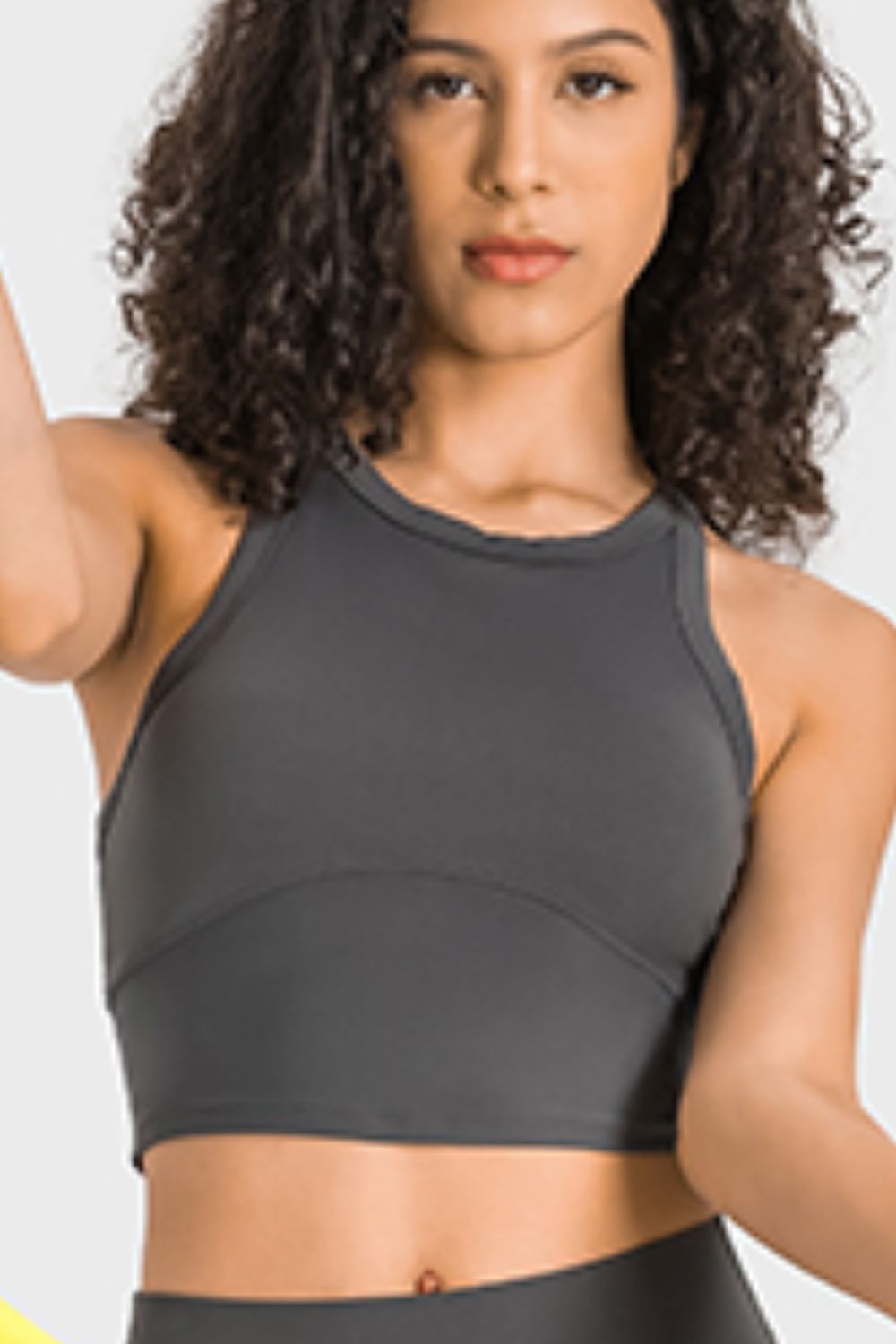 Honeybee Mumford's Racerback Cropped Sports Tank