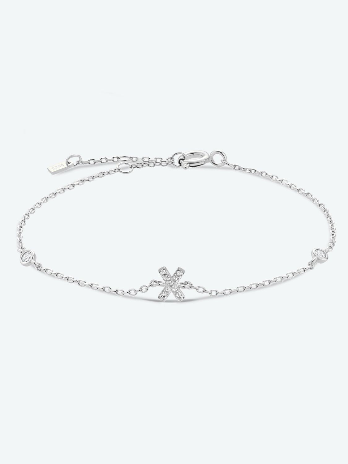 Honeybee Mumford's V To Z Sterling Silver Bracelet