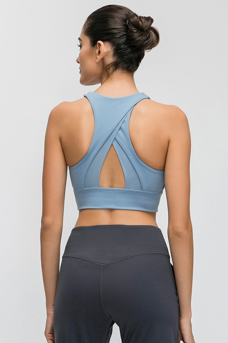 Honeybee Mumford's Halter Keyhole Sports Bra