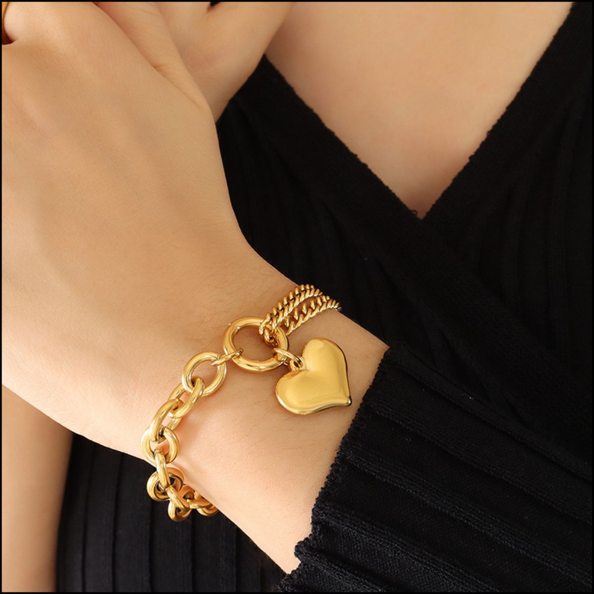 honeybee Mumford's Half Chunky Chain Bracelet