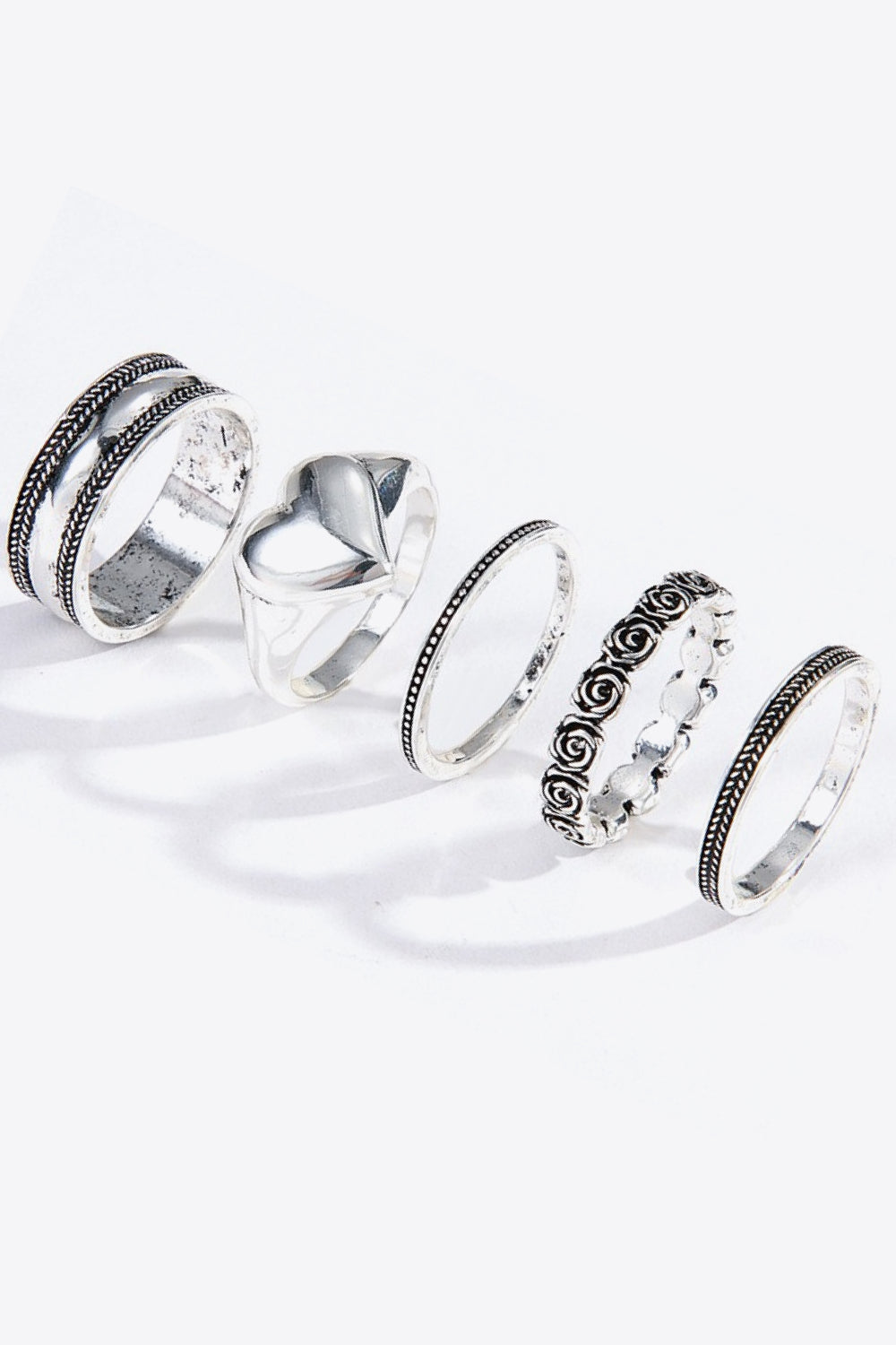 Honeybee Mumford's Five-Piece Ring Set