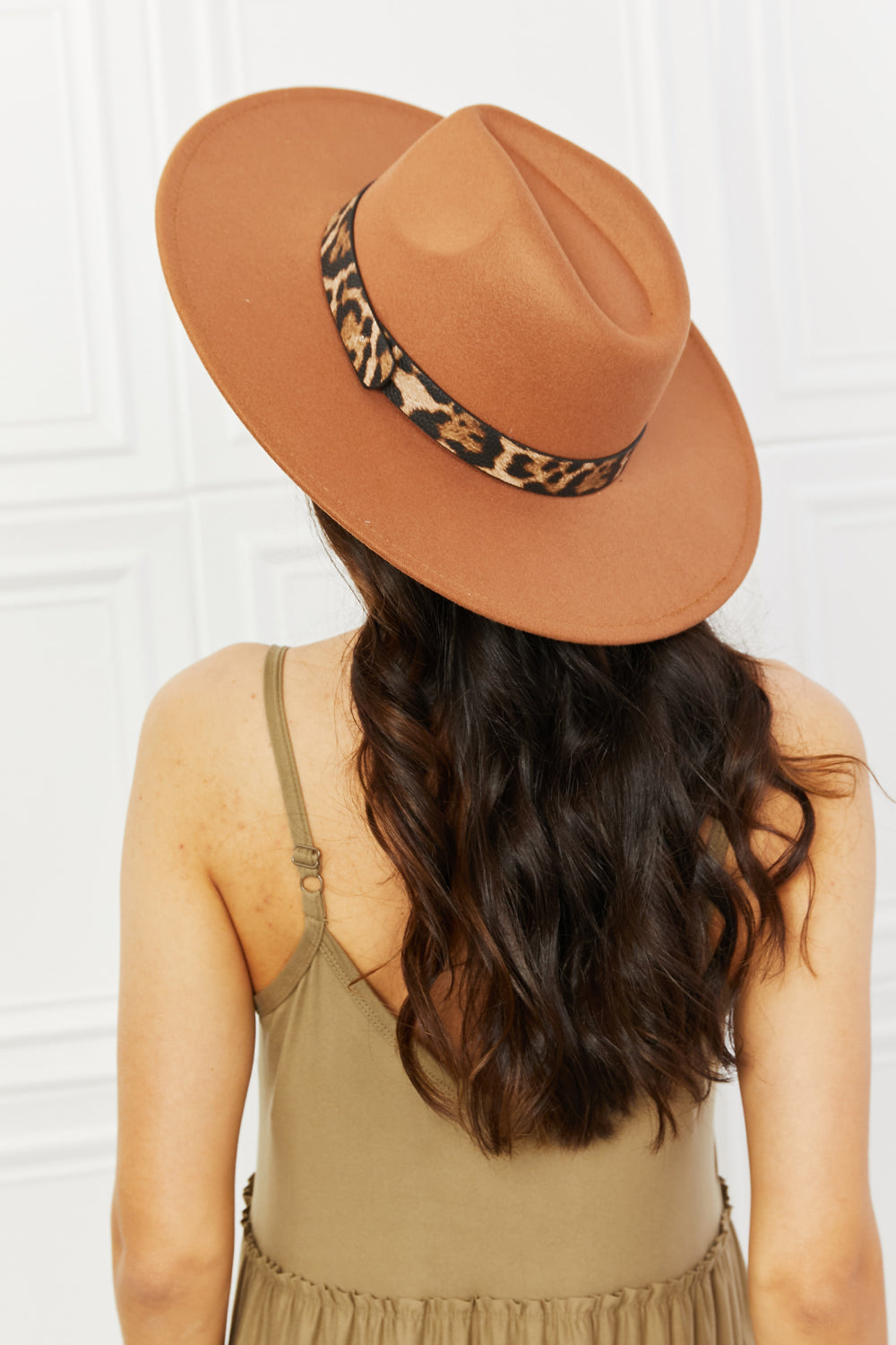 Honeybee Mumford's In The Wild Leopard Detail Fedora Hat