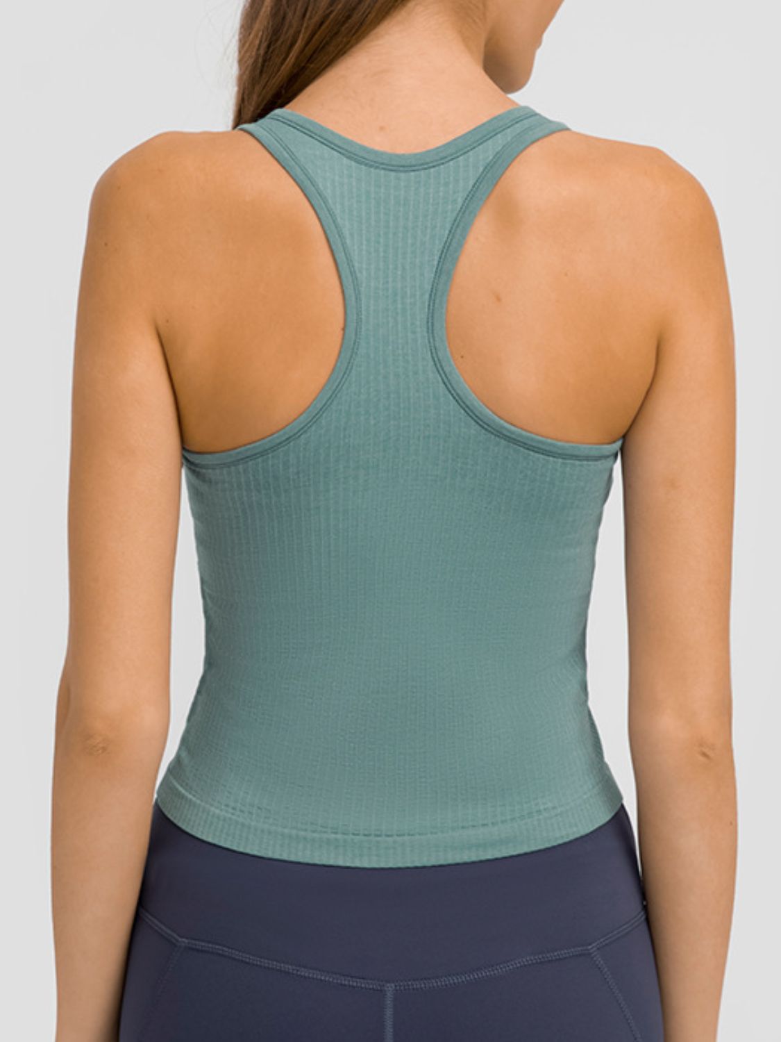 Honeybee Mumford's Round Neck Racerback Active Tank