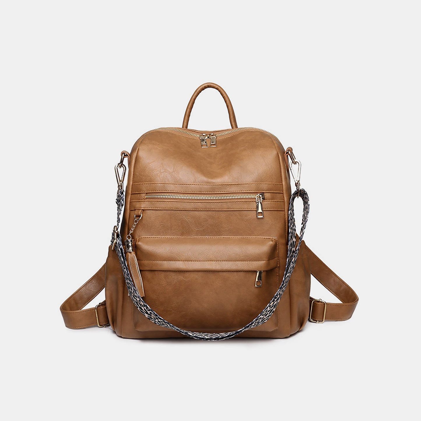 honeybee Mumford's Leather Convertible Backpack