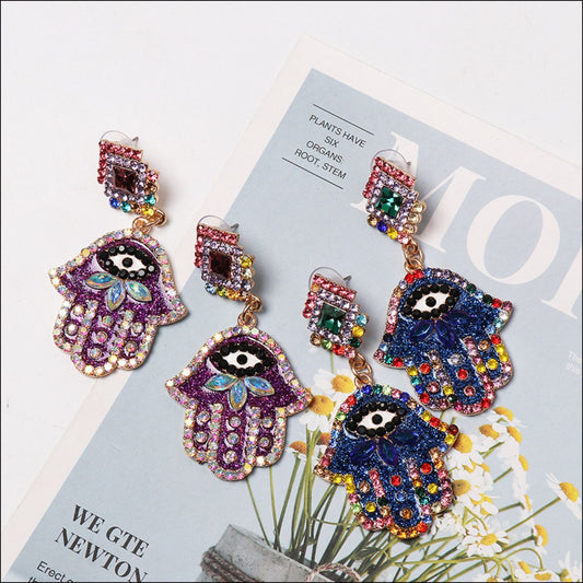 honeybee Mumford's Rhinestone Earrings