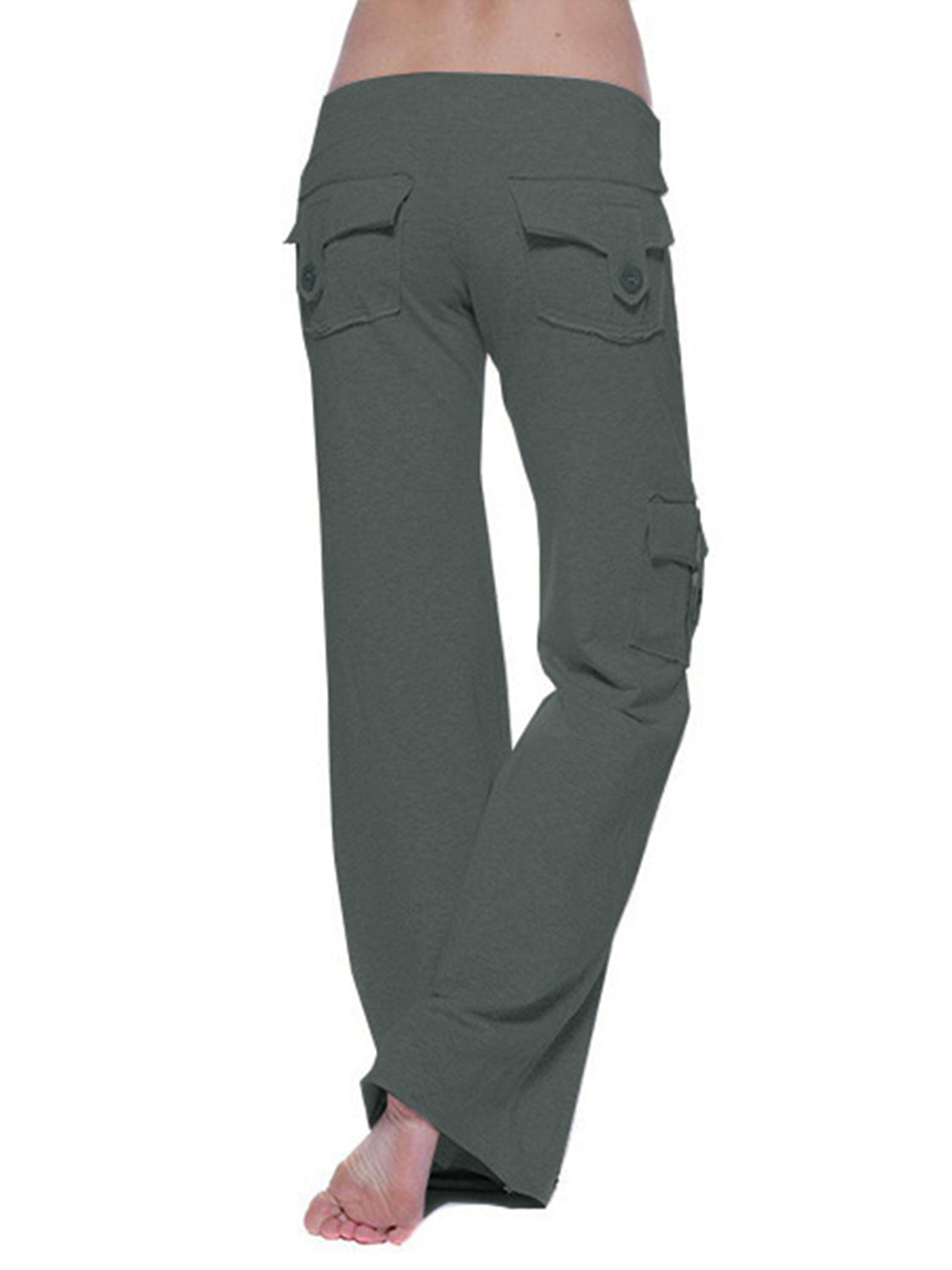 Honeybee Mumford's Mid Waist Pants with Pockets