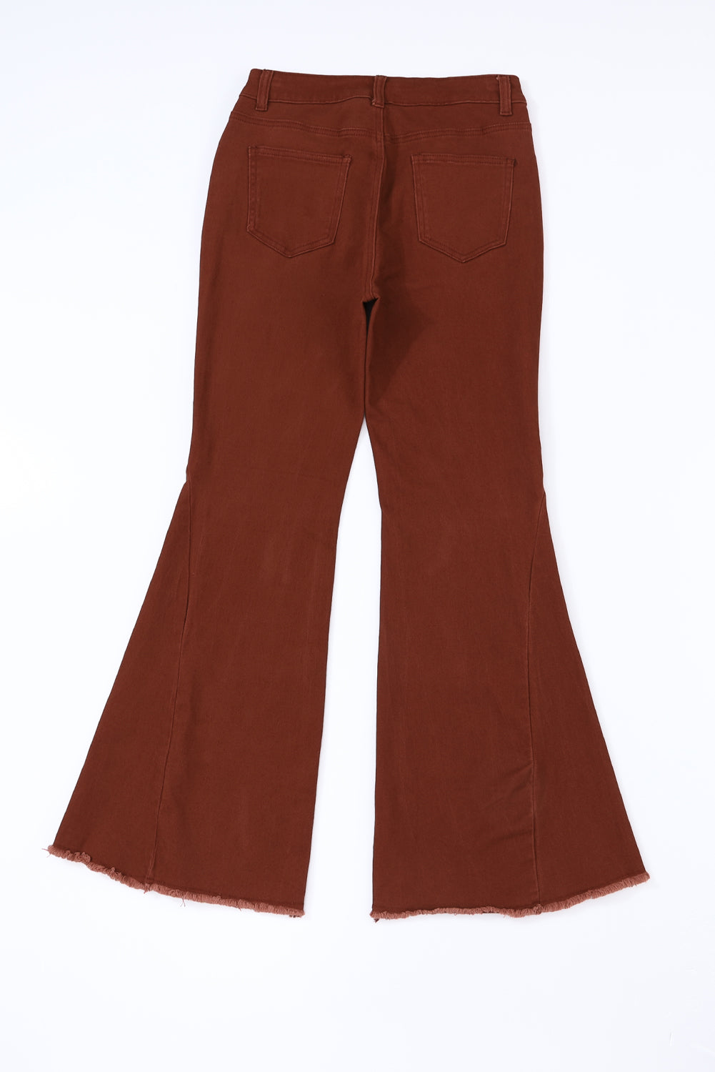 Honeybee Mumford's High Waist Raw Hem Flare Jeans