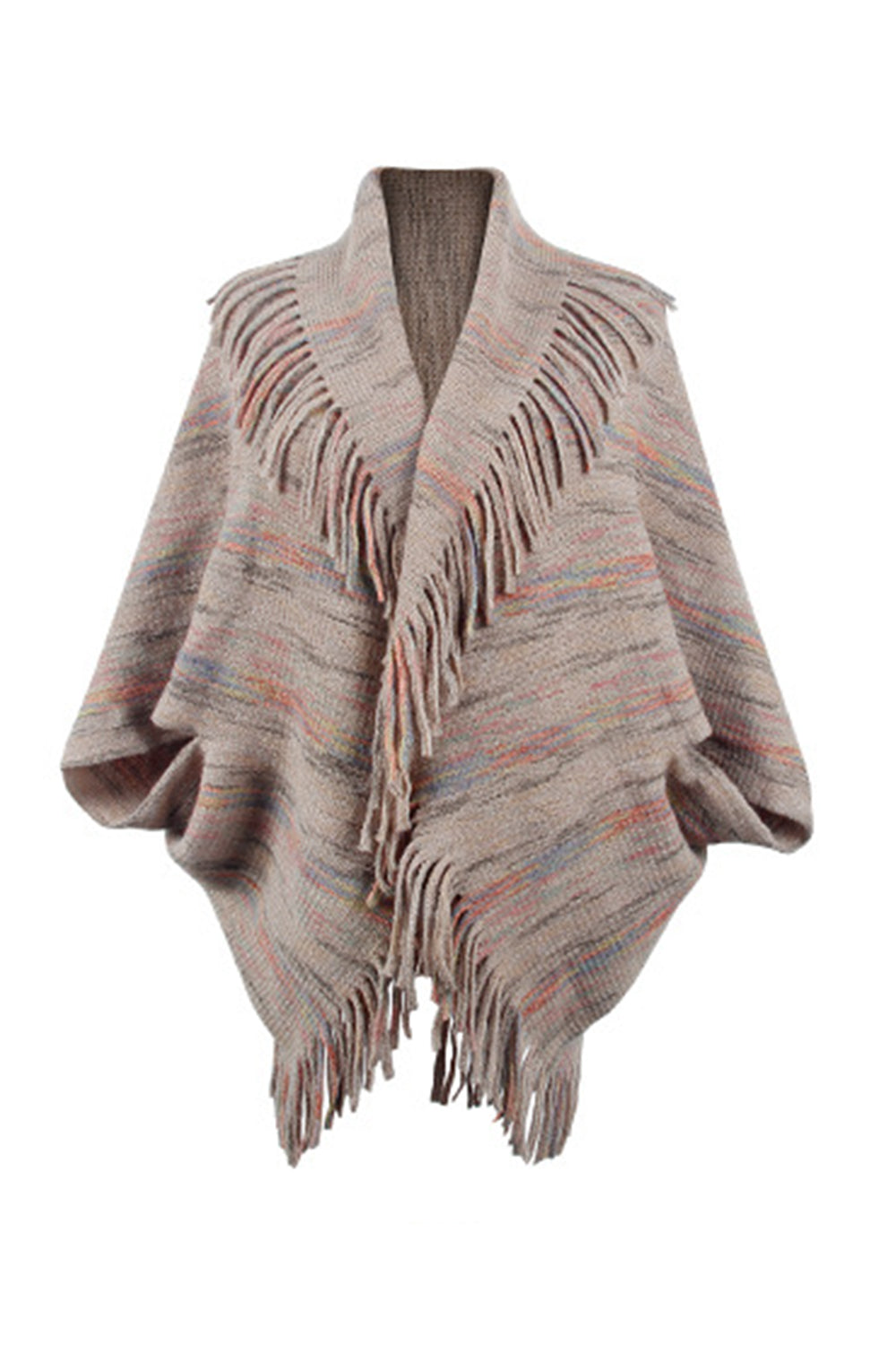 Honeybee Mumford's Fringe Detail Printed Poncho