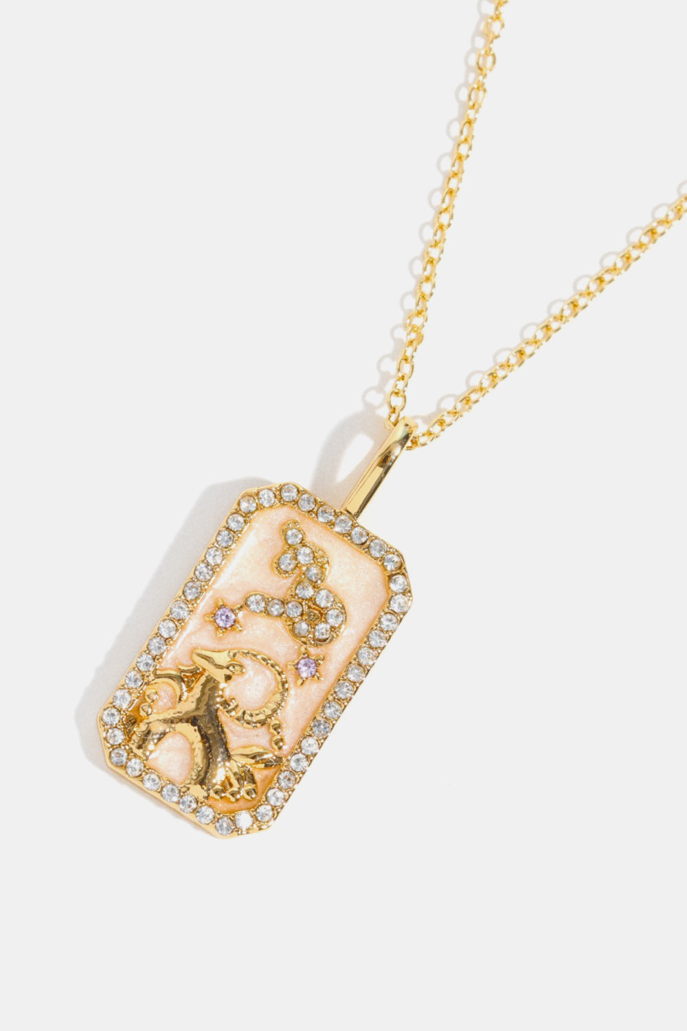 Honeybee Mumford's Rhinestone Zodiac and Constellation Pendant Necklace