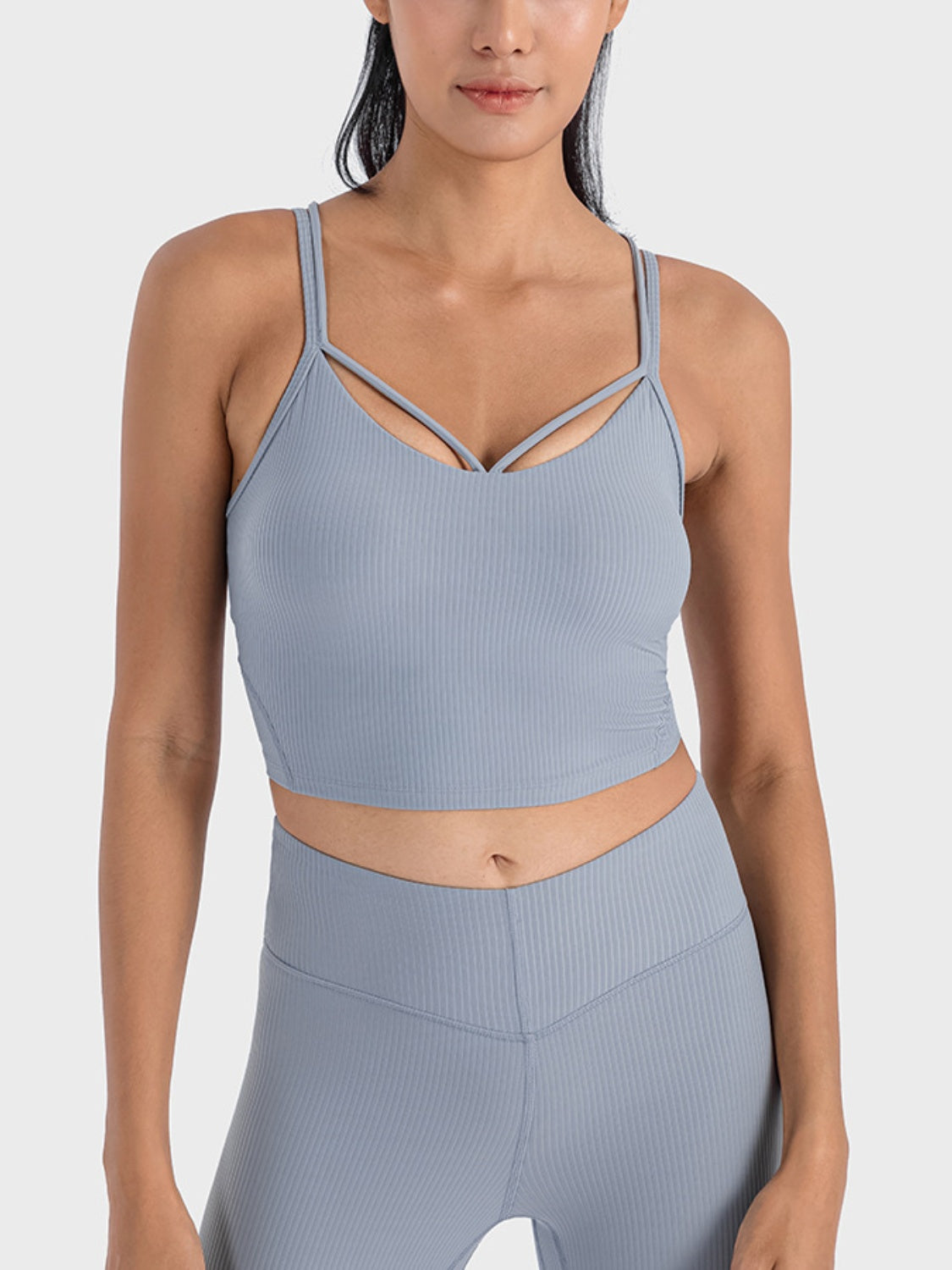 Honeybee Mumford's Double Strap Ribbed Sports Cami