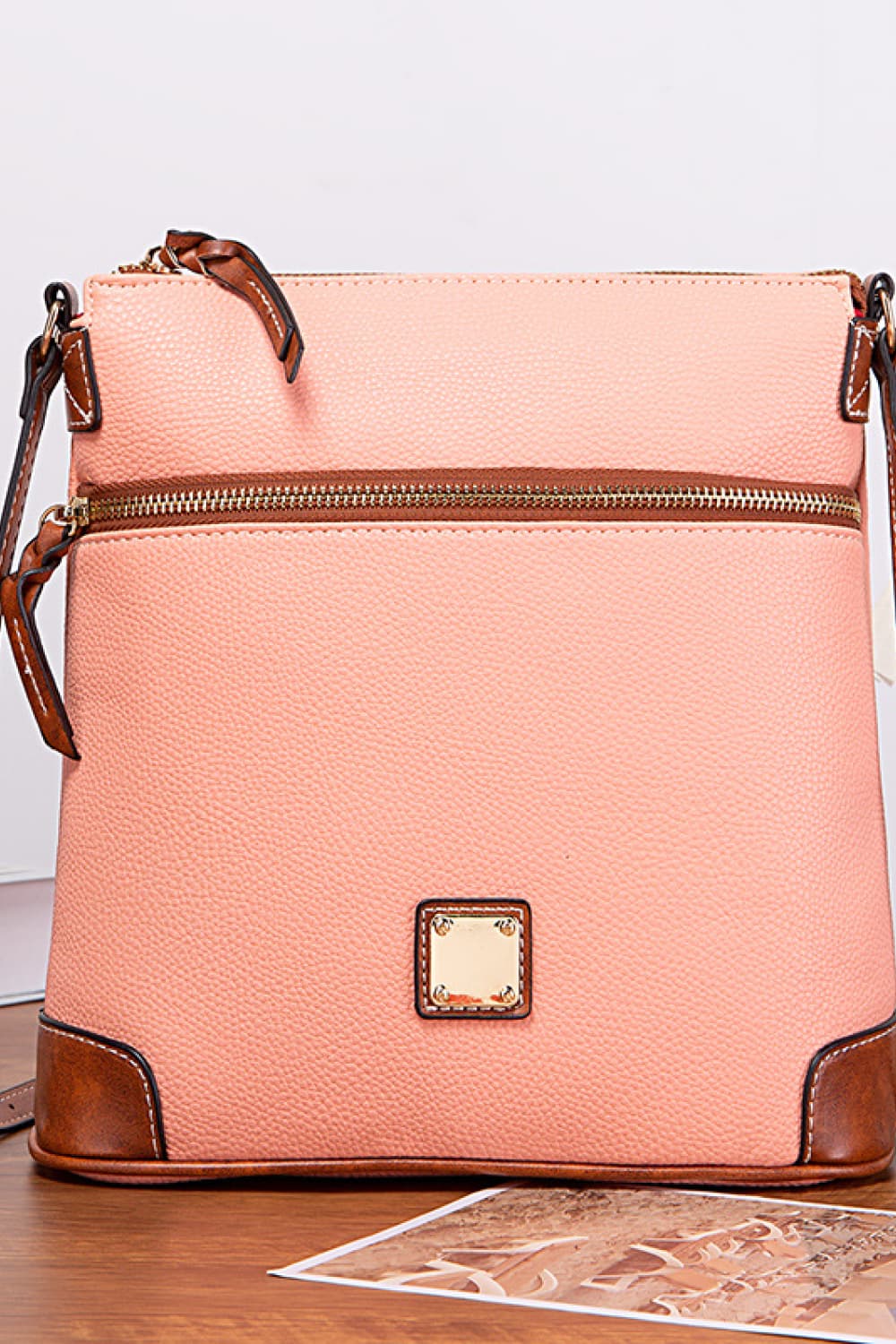 Honeybee Mumford's Leather Crossbody Bag