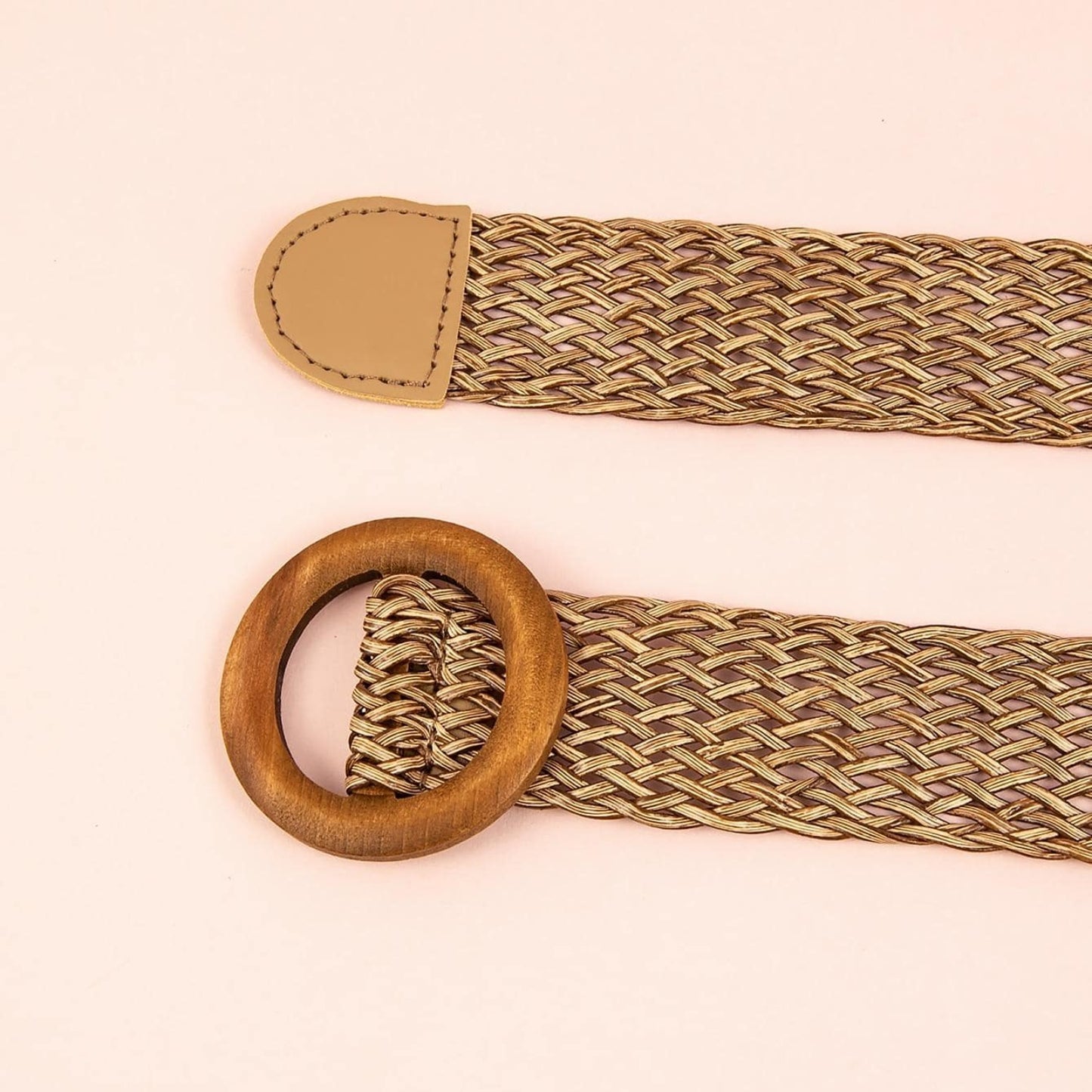 Honeybee Mumford's Round Buckle Woven Belt