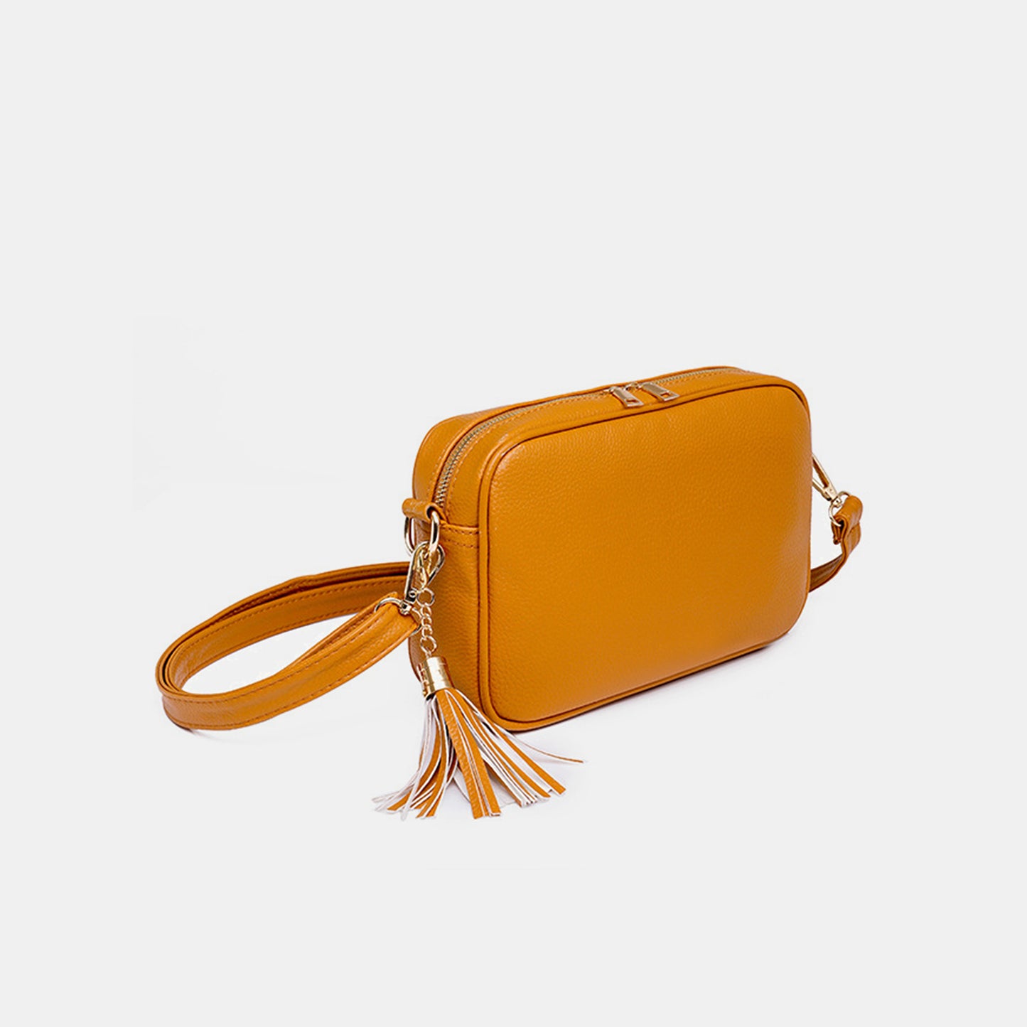 Honeybee Mumford's Tassel Leather Crossbody Bag