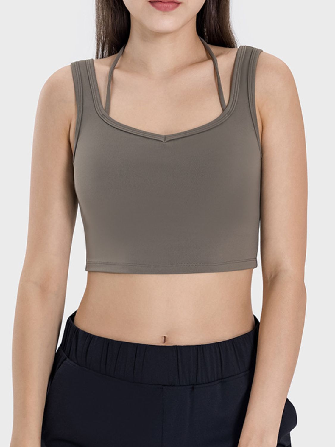 Honeybee Mumford's Crisscross Square Neck Active Tank