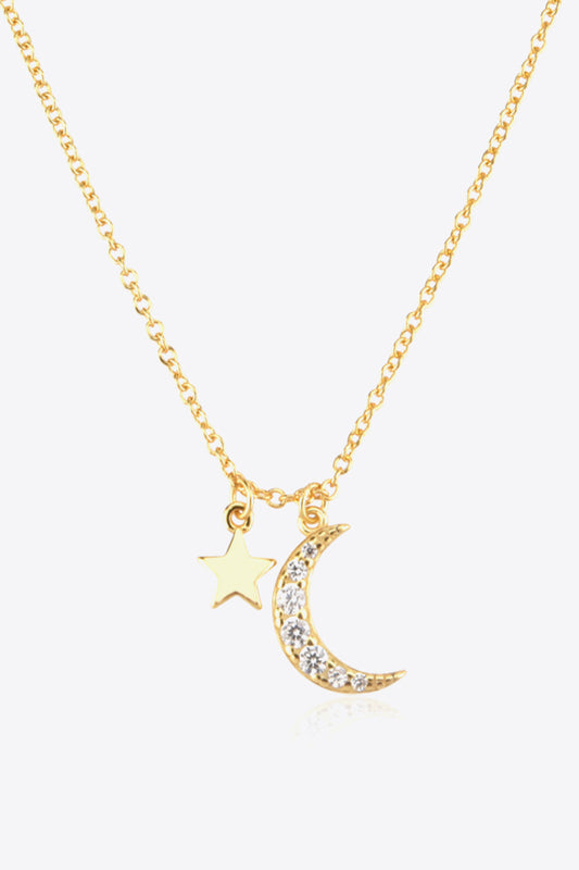 Honeybee Mumford's Star and Moon Pendant Necklace