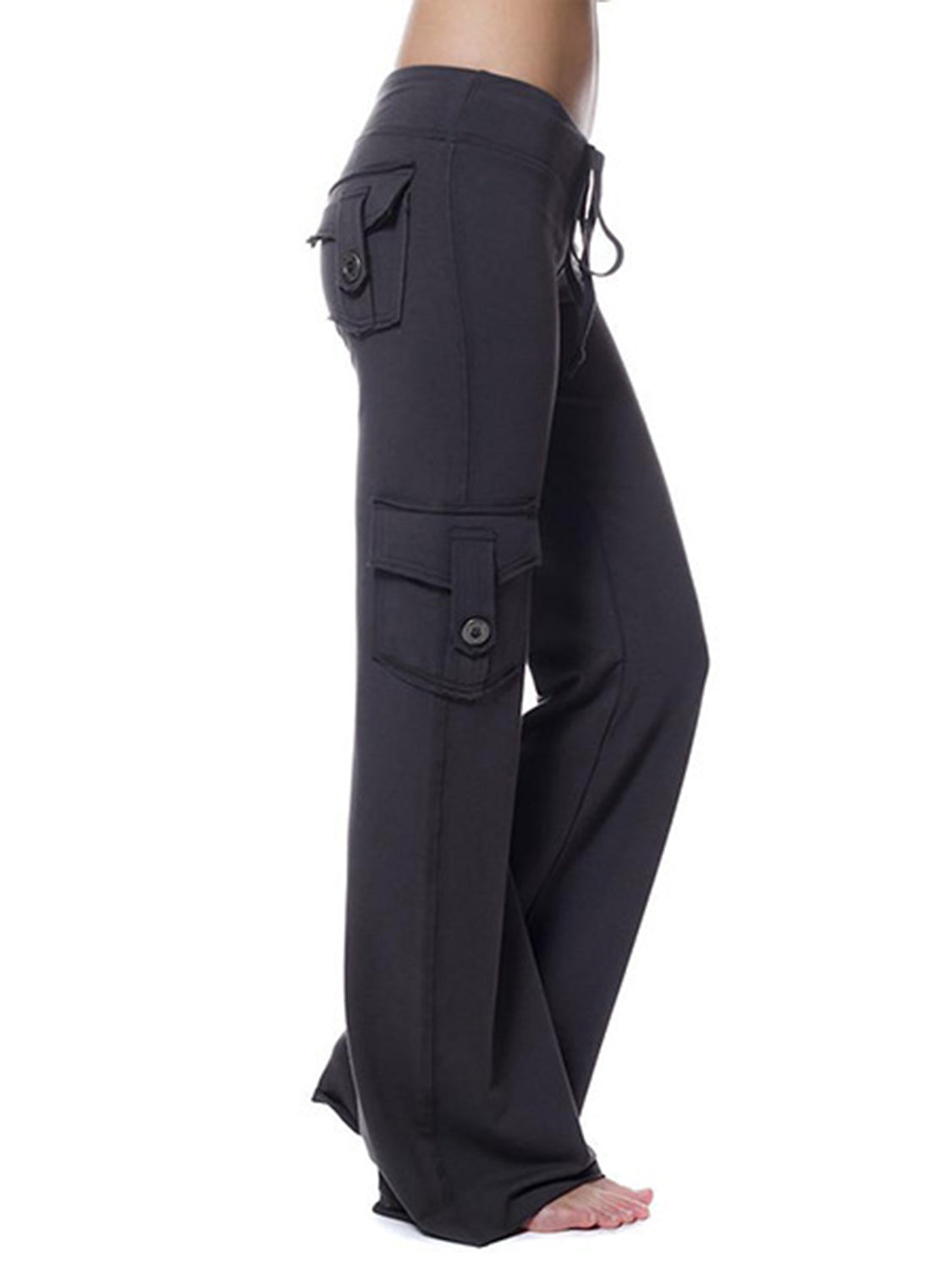 Honeybee Mumford's Mid Waist Pants with Pockets