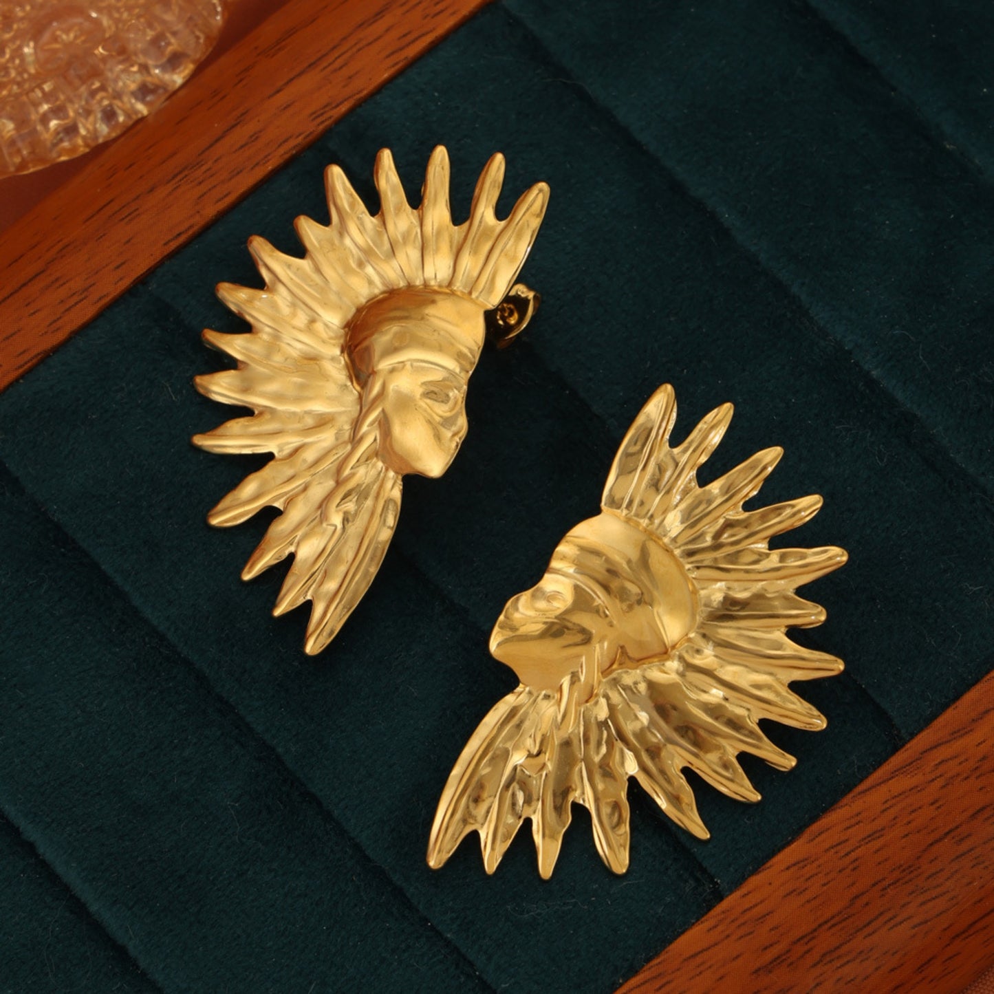 honeybee Mumford's Gold-Plated Earrings