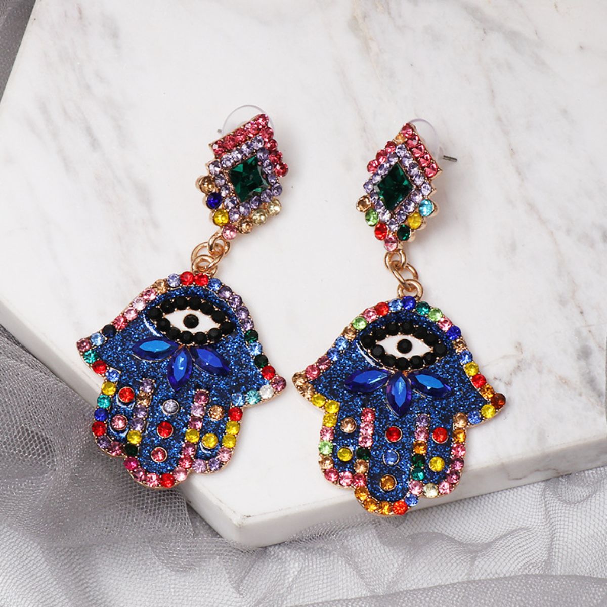 honeybee Mumford's Rhinestone Earrings