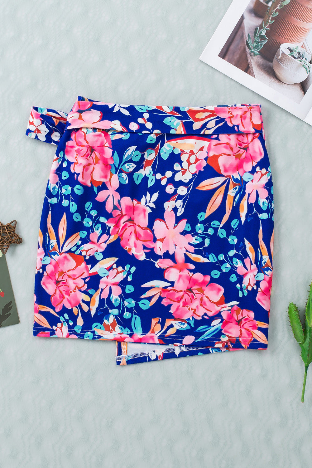 Honeybee Mumford's Floral Tied Mini Skirt