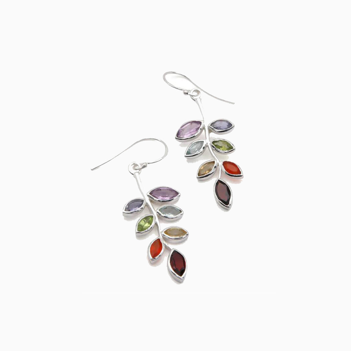 honeybee Mumford's Leaf Shape Alloy Earrings