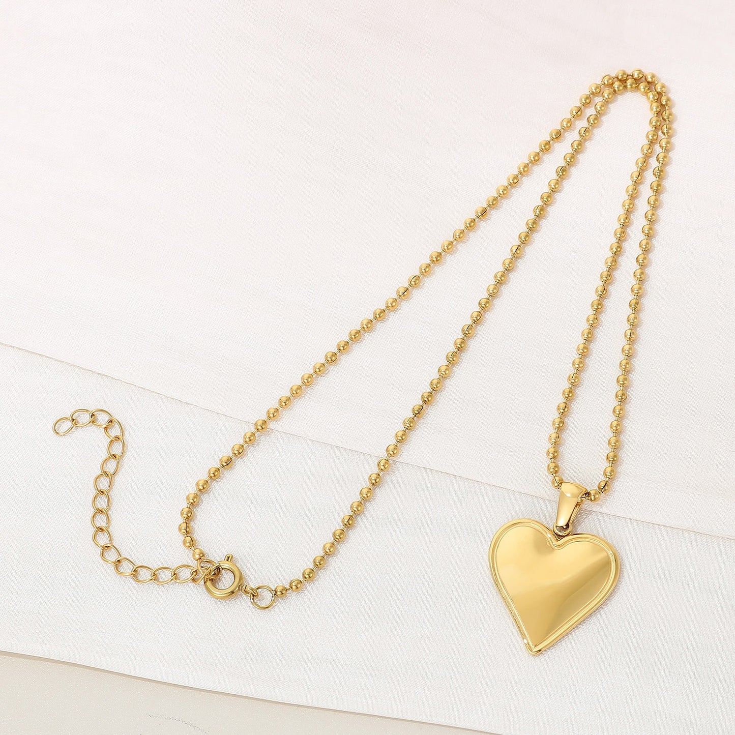 Honeybee Mumford's Heart Pendant Necklace