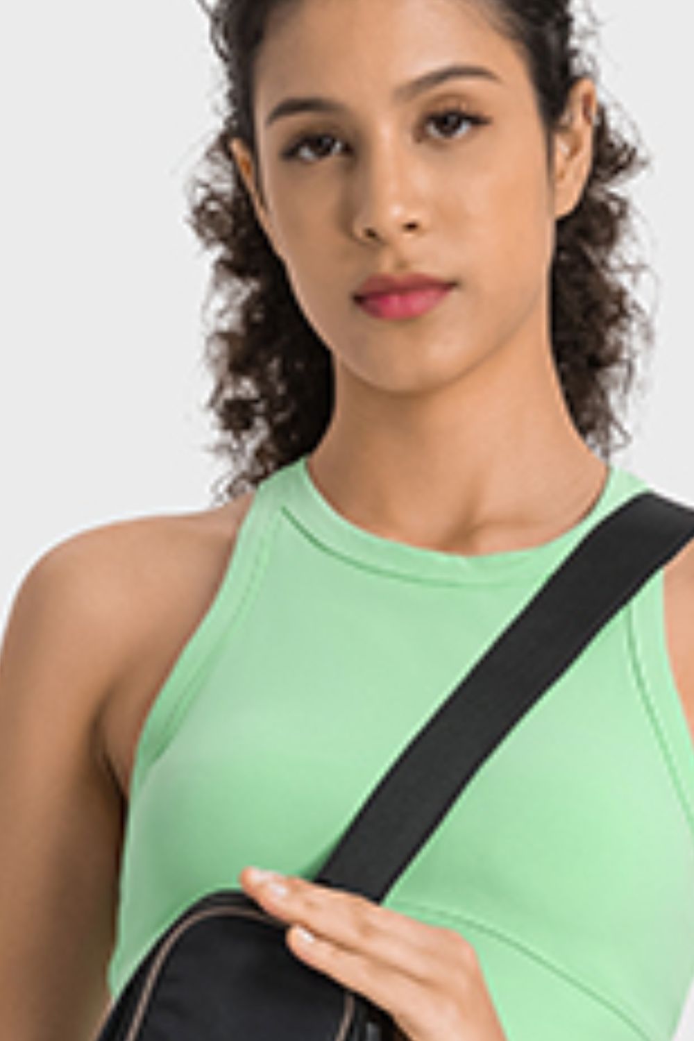 Honeybee Mumford's Racerback Cropped Sports Tank