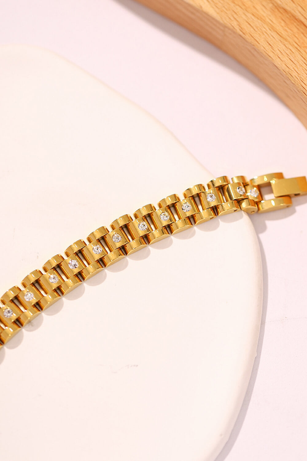 honeybee Mumford's 18K Gold-Plated Watch Band Bracelet