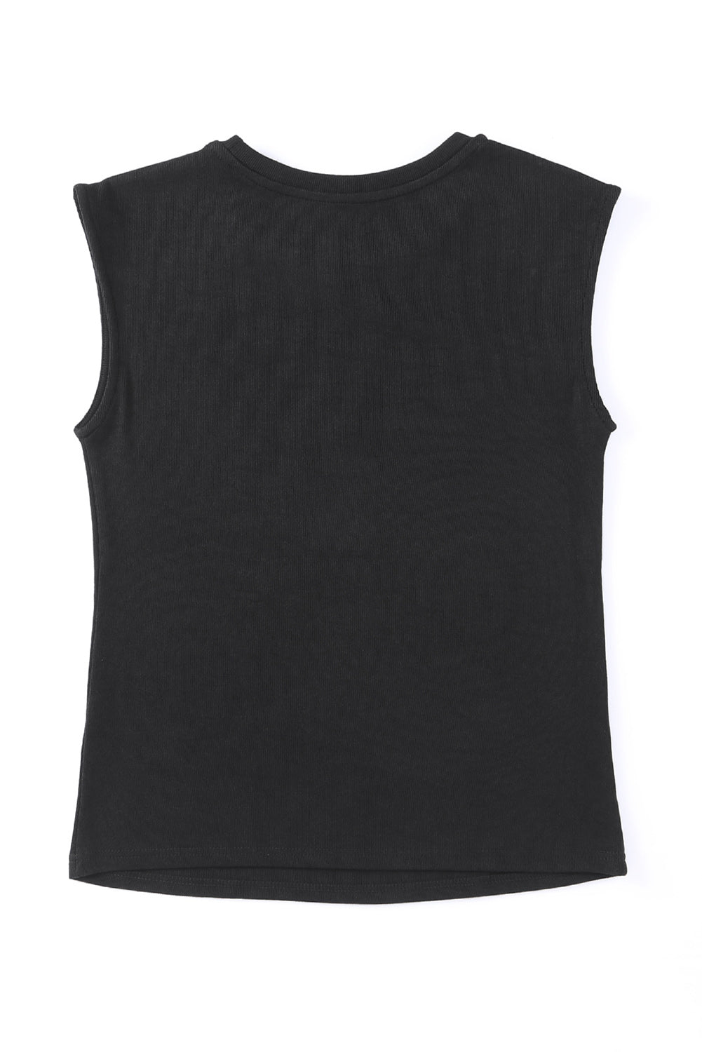 Honeybee Mumford's Black Slash Cutout Cap Sleeve T Shirt