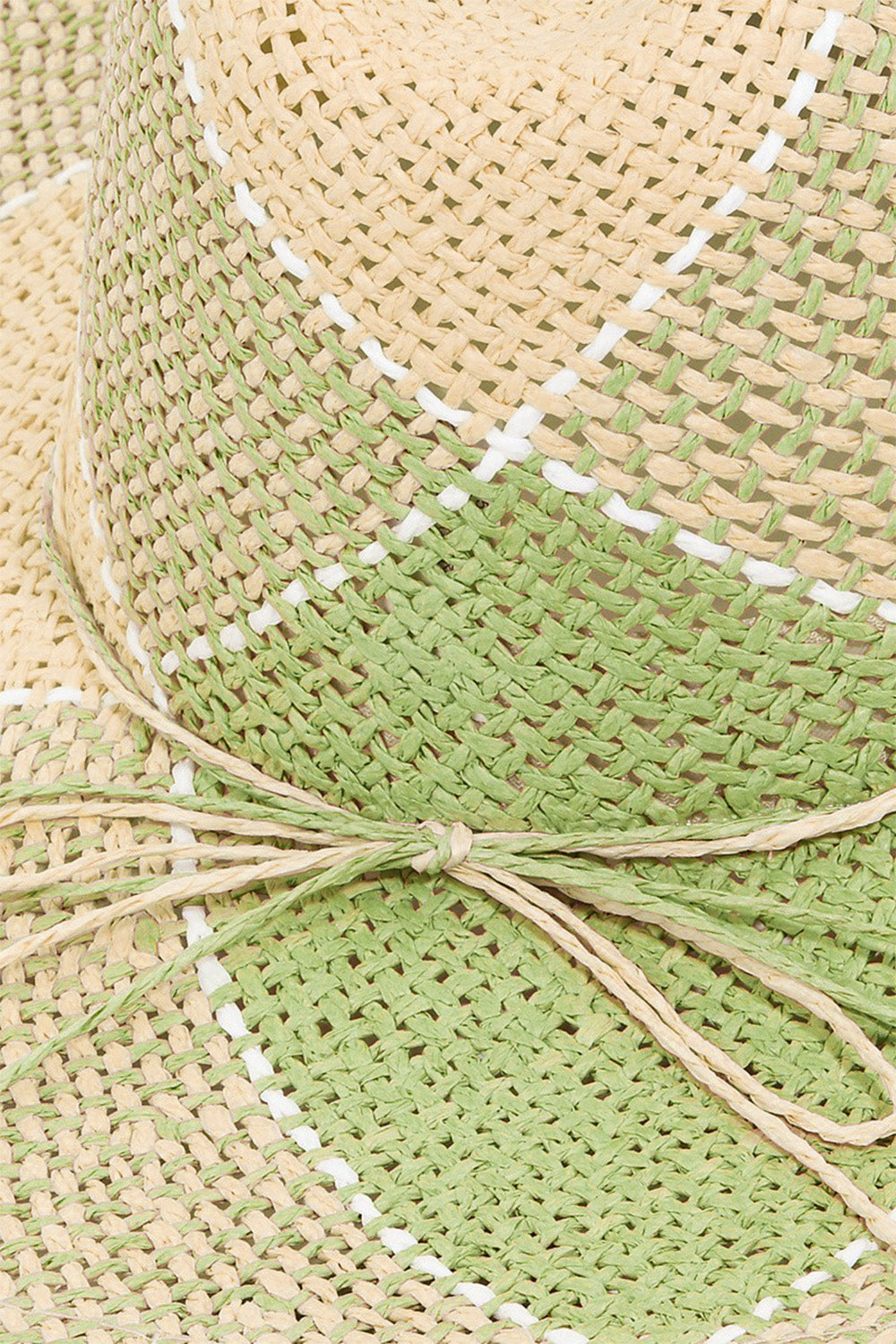 Honeybee Mumford's Contrast Straw Braid Hat