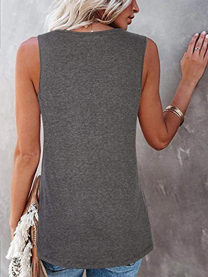 Honeybee Mumford's Round Neck Wide Strap Tank