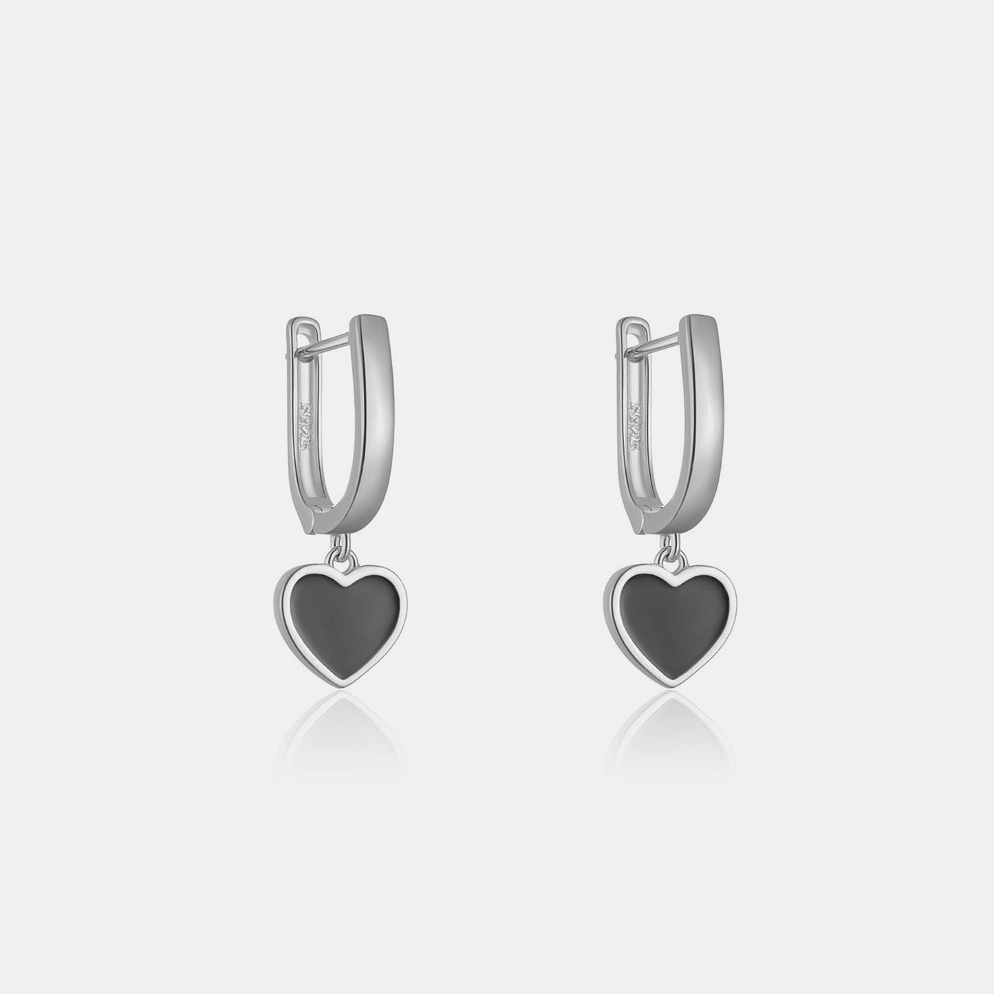 honeybee Mumford's sterling silver Heart Drop Earrings