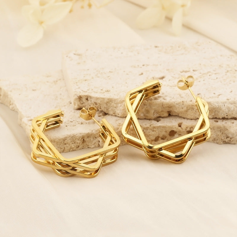 honeybee Mumford's Geometric Earrings