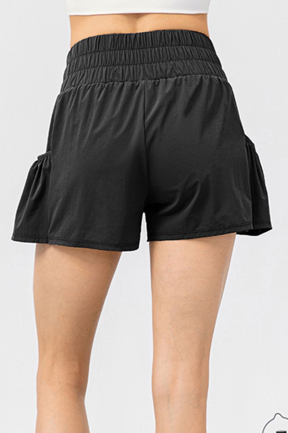 Honeybee Mumford's Elastic Waist Pocketed Active Shorts