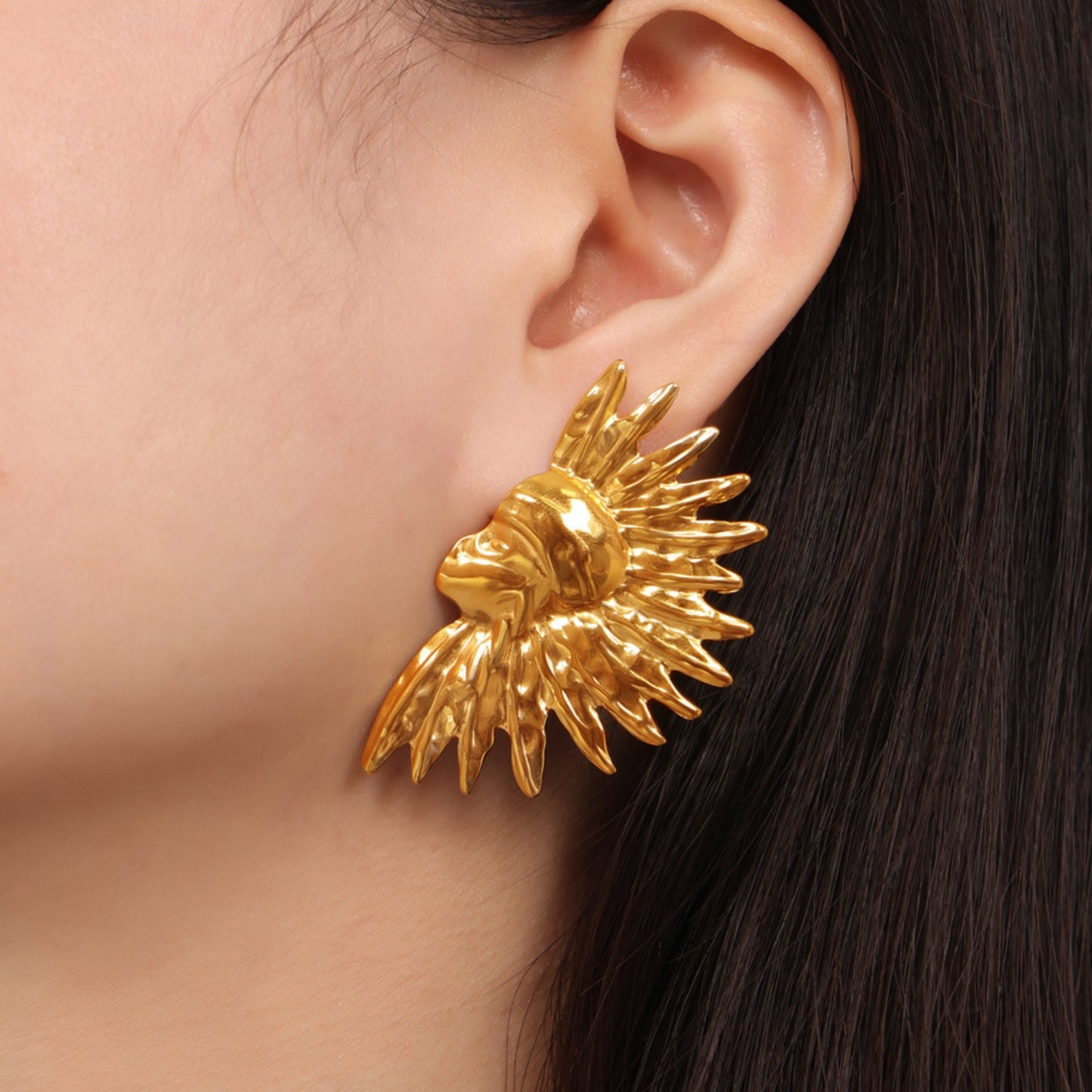 honeybee Mumford's Gold-Plated Earrings