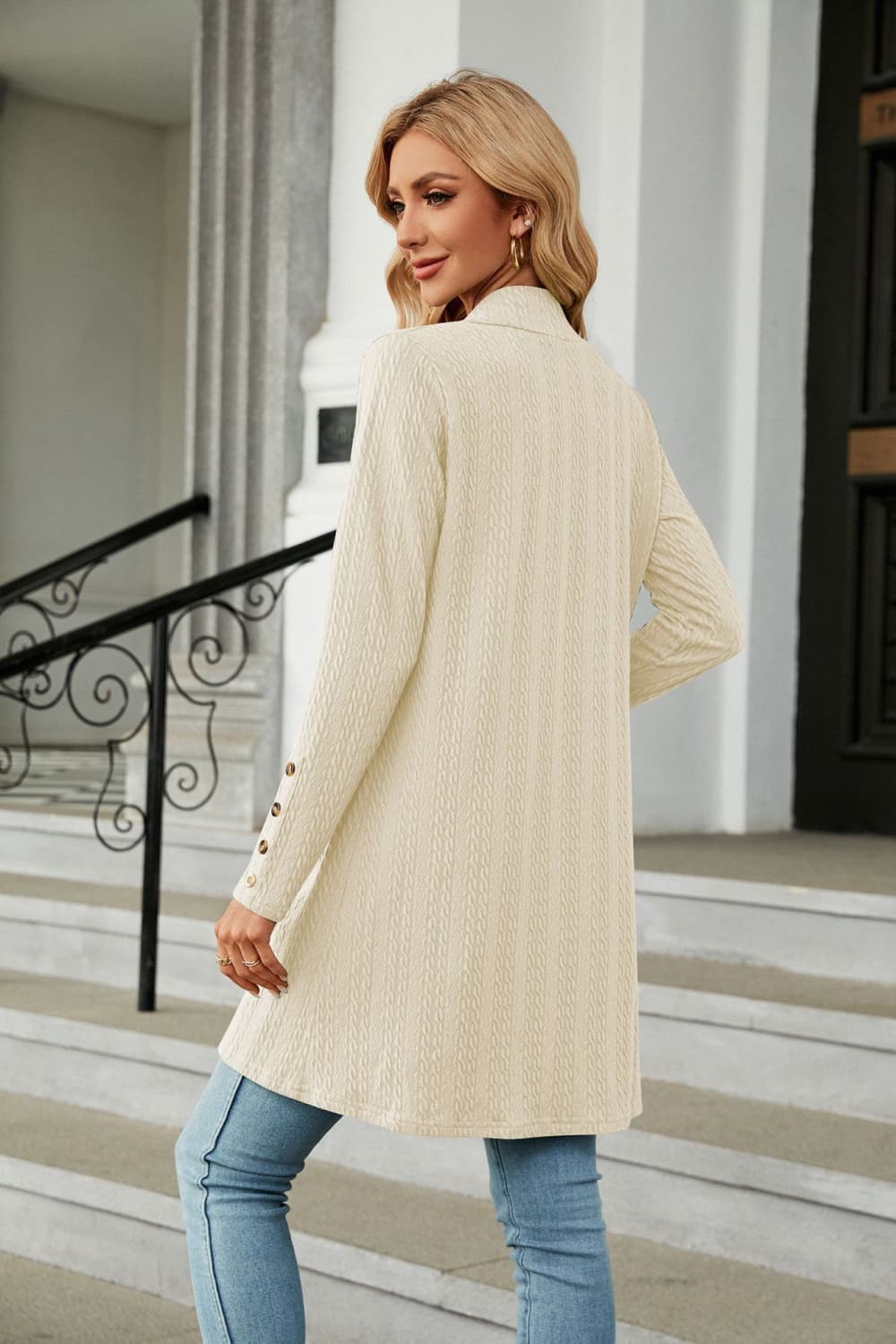 Honeybee Mumford's Long Sleeve Open Front Cardigan