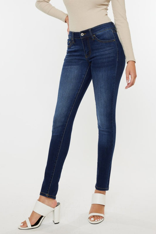 Honeybee Mumford's Mid Rise Gradient Skinny Jeans